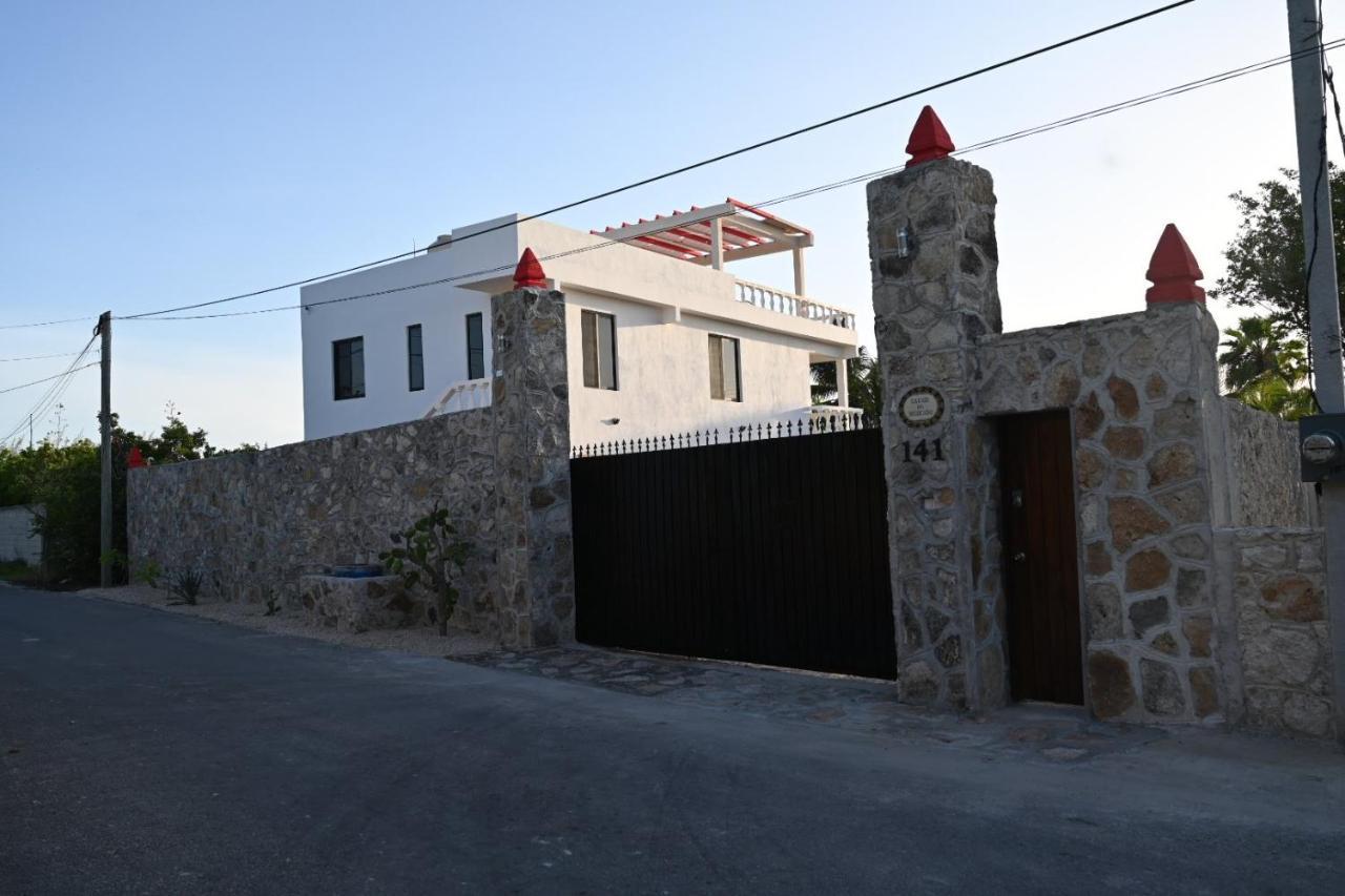 La Casa Del Mexicano Celestun Exteriör bild