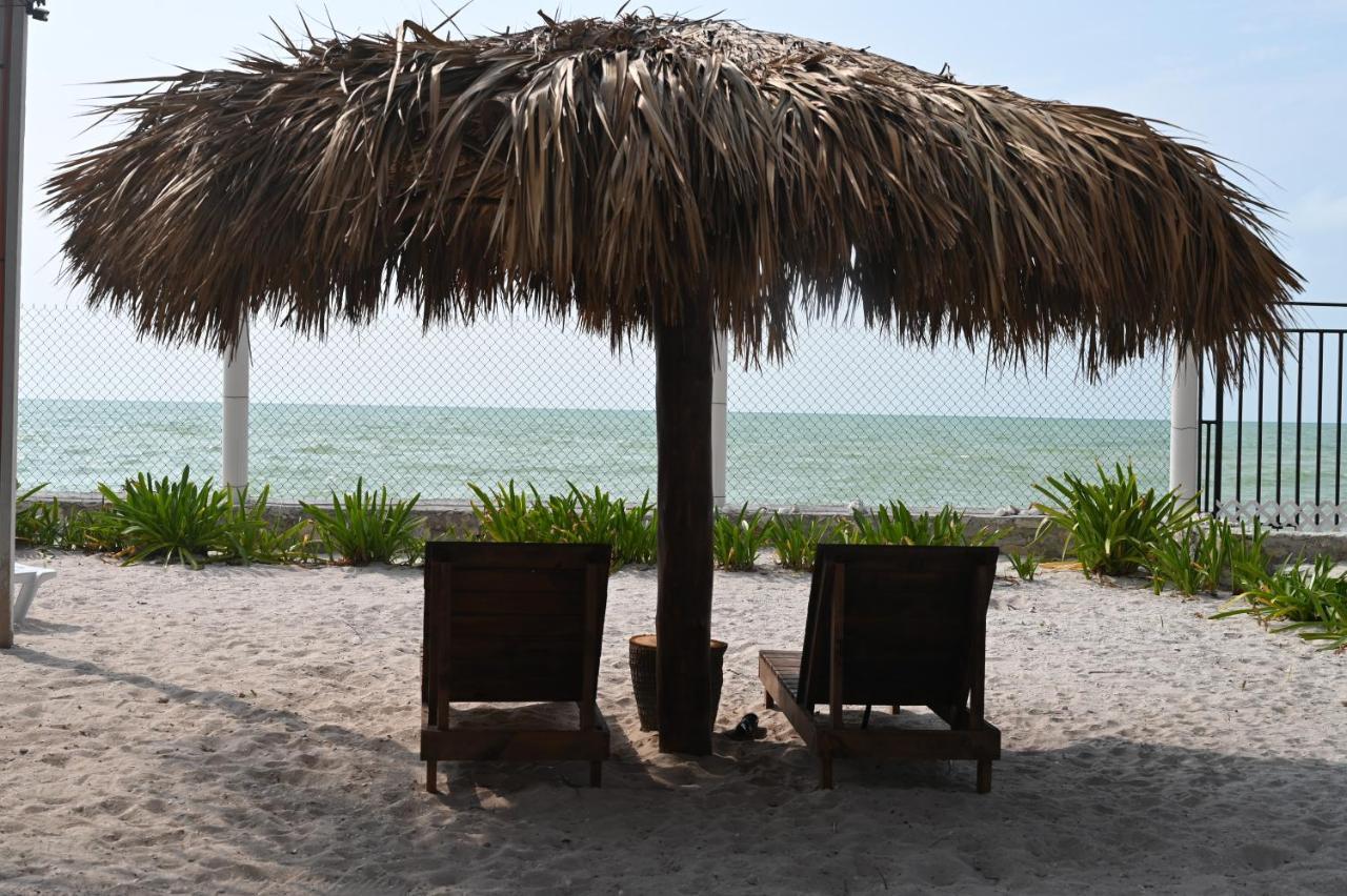 La Casa Del Mexicano Celestun Exteriör bild