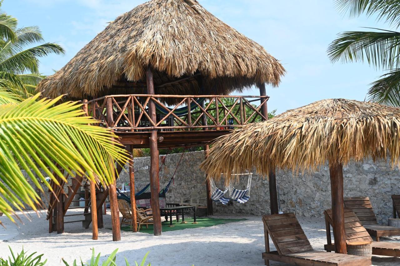 La Casa Del Mexicano Celestun Exteriör bild